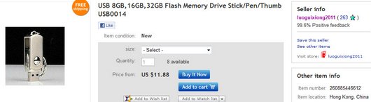 USB 8GB,16GB,32GB Flash Memory Drive Stick Pen Thumb USB0014
